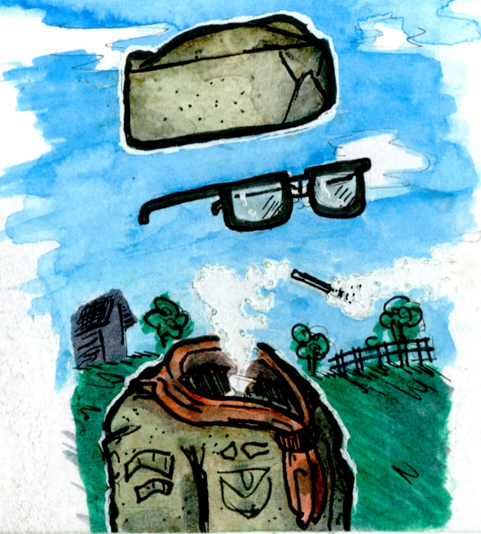 From my series &quot;Tiny Monsters,&quot; featuring characters I later adapted for MONSTER PARK.