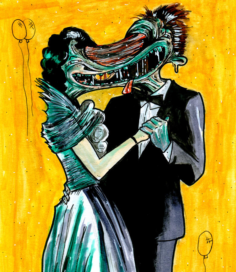 "Perfect Kiss," Homecomng Horrors collection, 2019.