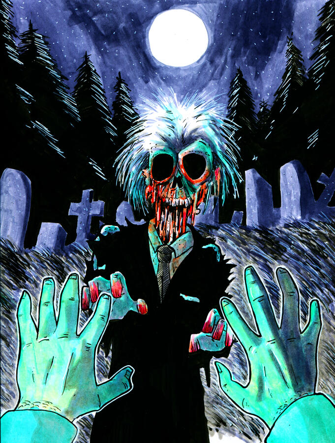 "Gimme a Taste!" Unused comic cover, 2019.